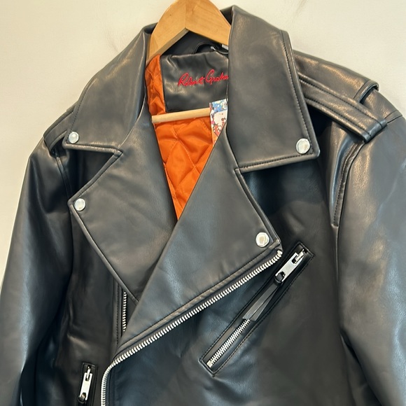 NEW Robert Graham Lined Biker Jacket - Picture 8 of 14